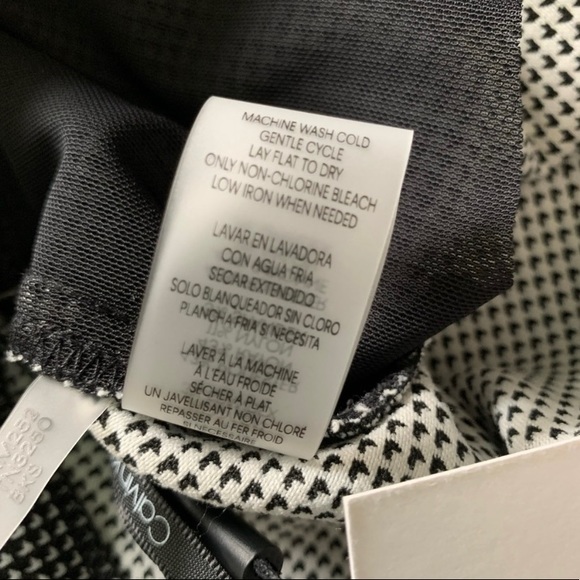 NWT Calvin Klein Black White Pants XL - Picture 6 of 10